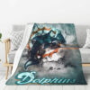 Miami Dolphins Blankets Sherpa Blanket Throw Blanket 5 miami dolphins blankets sherpa blanket throw blanket v27