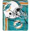 Miami Dolphins Blankets Sherpa Blanket Throw Blanket 5 miami dolphins blankets sherpa blanket throw blanket v3