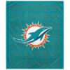 Miami Dolphins Blankets Sherpa Blanket Throw Blanket 5 miami dolphins blankets sherpa blanket throw blanket v43