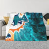 Miami Dolphins Blankets Sherpa Blanket Throw Blanket 5 miami dolphins blankets sherpa blanket throw blanket v80