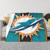 Miami Dolphins Blankets Sherpa Blanket Throw Blanket 5 miami dolphins blankets sherpa blanket throw blanket v99