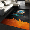Miami Dolphins Area Rug Miami Dolphins Carpet NFL Area Rug Living Room Area Rug Indoor Rugs 4 miami dolphins carpet living room rug floor rug regtangle carpet home decor ver 1264