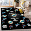 Miami Dolphins Rugs Miami Dolphins Carpet NFL Rugs Dining Room Rug Indoor Rug 4 miami dolphins rug bath rug floor rug regtangle carpet home decor ver 1272