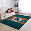 Miami Dolphins Area Rug Miami Dolphins Carpets NFL Carpets Dining Room Rug Indoor Rugs 4 miami dolphins rug bath rug floor rug regtangle carpet home decor ver 1275