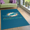 Miami Dolphins Area Rugs Miami Dolphins Carpet NFL Area Rug Dining Room Rug Indoor Rug 3 miami dolphins rug living room rug floor rug regtangle carpet home decor ver 1281