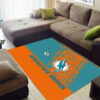 Miami Dolphins Rugs Miami Dolphins Carpets NFL Carpets Living Room Rug Indoor Rug 3 miami dolphins rug living room rug floor rug regtangle carpet home decor ver 1290