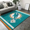 Miami Dolphins Area Rugs Miami Dolphins Carpets NFL Rugs Dining Room Rugs Indoor Rug 4 miami dolphins rug living room rug floor rug regtangle carpet home decor ver 1291