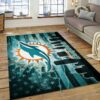 Miami Dolphins Rugs Miami Dolphins Carpets NFL Carpet Living Room Area Rug Indoor Rugs 3 miami dolphins rug living room rug floor rug regtangle carpet home decor ver 1295
