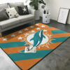 Miami Dolphins Rug Miami Dolphins Carpets NFL Rugs Bedroom Rug Indoor Rug 3 miami dolphins rug living room rug floor rug regtangle carpet home decor ver 1296