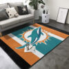 Miami Dolphins Rugs Miami Dolphins Carpet NFL Area Rugs Kitchen Rug Indoor Rugs 4 miami dolphins rugs bath rug floor rug regtangle carpet home decor ver 1301