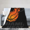 Miami Heat Blanket FLeece Blanket Throw Blanket 5 miami heat blanket fleece blanket throw blanket v12