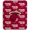 Miami Heat Blanket Sherpa Blanket Throw Blanket 5 miami heat blanket sherpa blanket throw blanket v6