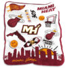 Miami Heat Blankets FLeece Blanket Throw Blanket 6 miami heat blankets fleece blanket throw blanket v2