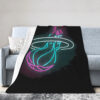 Miami Heat Blankets Sherpa Blanket Throw Blanket 6 miami heat blankets sherpa blanket throw blanket v11