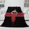 Miami Heat Blankets Sherpa Blanket Throw Blanket 6 miami heat blankets sherpa blanket throw blanket v17