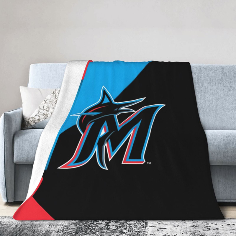 miami-marlins-blanket-fleece-blanket-throw-blanket-v24 miami marlins blanket fleece blanket throw blanket v24
