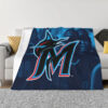 Miami Marlins Blanket FLeece Blanket Throw Blanket 5 miami marlins blanket fleece blanket throw blanket v3