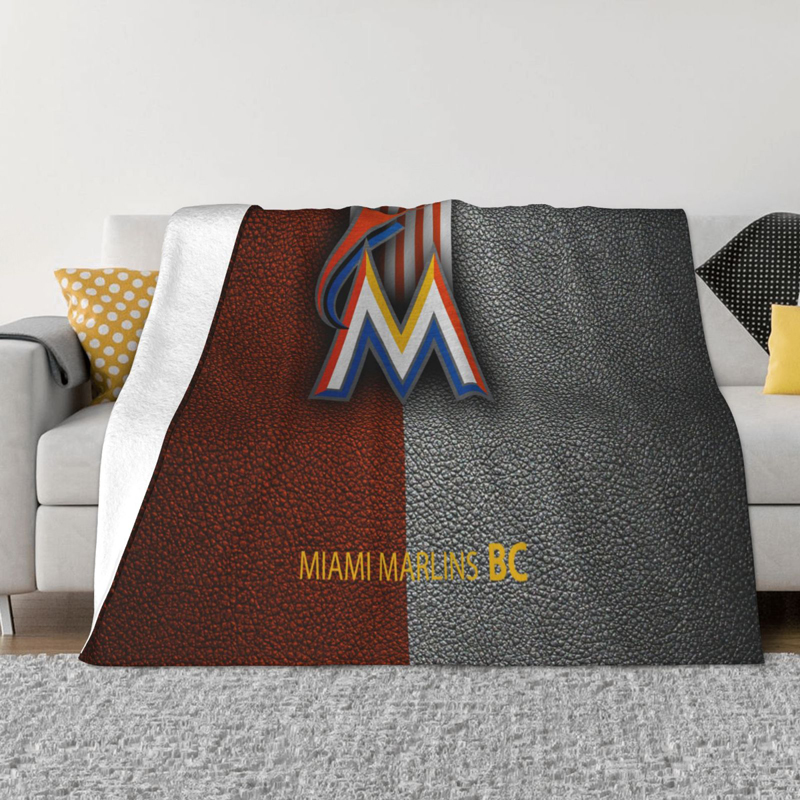 miami-marlins-blanket-fleece-blanket-throw-blanket-v41 miami marlins blanket fleece blanket throw blanket v41