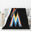 Miami Marlins Blanket Sherpa Blanket Throw Blanket 6 miami marlins blanket sherpa blanket throw blanket v14