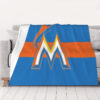 Miami Marlins Blanket Sherpa Blanket Throw Blanket 6 miami marlins blanket sherpa blanket throw blanket v15