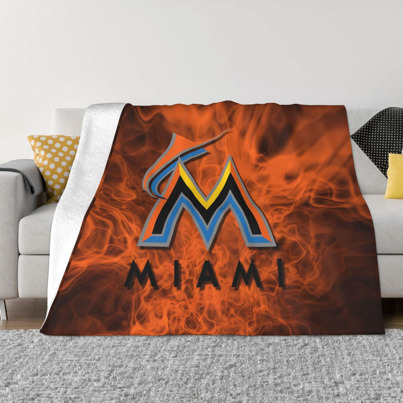 miami-marlins-blanket-sherpa-blanket-throw-blanket-v19 miami marlins blanket sherpa blanket throw blanket v19