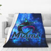 Miami Marlins Blanket Sherpa Blanket Throw Blanket 5 miami marlins blanket sherpa blanket throw blanket v20