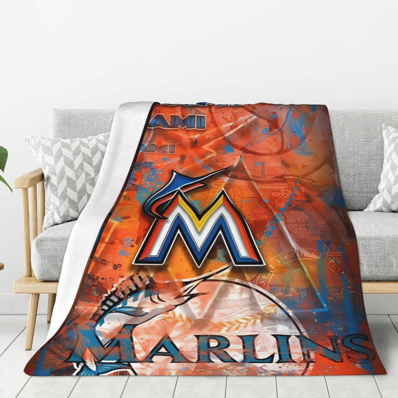 miami-marlins-blankets-fleece-blanket-throw-blanket-v22 miami marlins blankets fleece blanket throw blanket v22