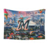 Miami Marlins Blankets FLeece Blanket Throw Blanket 6 miami marlins blankets fleece blanket throw blanket v27