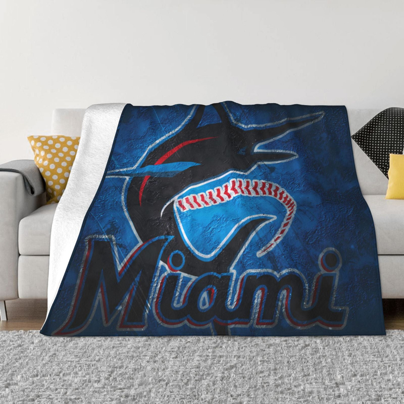miami-marlins-blankets-fleece-blanket-throw-blanket-v33 miami marlins blankets fleece blanket throw blanket v33