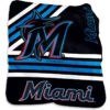 Miami Marlins Blankets FLeece Blanket Throw Blanket 6 miami marlins blankets fleece blanket throw blanket v36