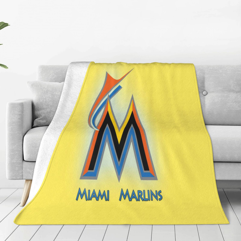 miami-marlins-blankets-sherpa-blanket-throw-blanket-v18 miami marlins blankets sherpa blanket throw blanket v18