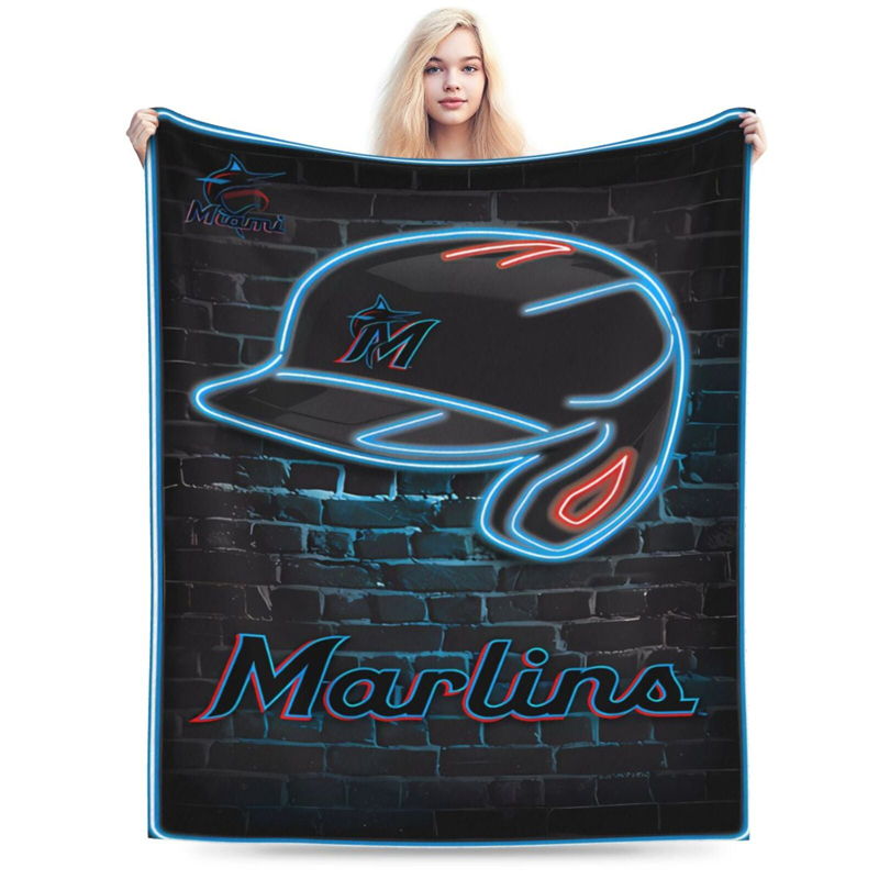miami-marlins-blankets-sherpa-blanket-throw-blanket-v34 miami marlins blankets sherpa blanket throw blanket v34