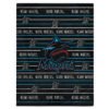 Miami Marlins Blankets Sherpa Blanket Throw Blanket 5 miami marlins blankets sherpa blanket throw blanket v42