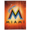 Miami Marlins Blankets Sherpa Blanket Throw Blanket 5 miami marlins blankets sherpa blanket throw blanket v46