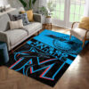 Miami Marlins Rug Miami Marlins Carpets MLB Rug Bedroom Area Rug Indoor Rugs 4 miami marlins rug living room carpet regtangle carpet floor decor home decor ver 220