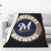 Milwaukee Brewers Blanket FLeece Blanket Throw Blanket 5 milwaukee brewers blanket fleece blanket throw blanket v29