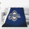 Milwaukee Brewers Blanket FLeece Blanket Throw Blanket 6 milwaukee brewers blanket fleece blanket throw blanket v42