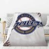 Milwaukee Brewers Blanket FLeece Blanket Throw Blanket 6 milwaukee brewers blanket fleece blanket throw blanket v50