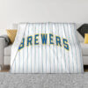 Milwaukee Brewers Blanket FLeece Blanket Throw Blanket 5 milwaukee brewers blanket fleece blanket throw blanket v57