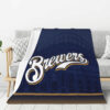 Milwaukee Brewers Blanket Sherpa Blanket Throw Blanket 6 milwaukee brewers blanket sherpa blanket throw blanket v34
