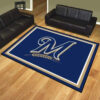 Milwaukee Brewers Area Rugs Milwaukee Brewers Carpets MLB Rugs Dining Room Rug Indoor Rugs 3 milwaukee brewers rug living room carpet regtangle carpet floor decor home decor ver 232