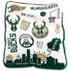 Milwaukee Bucks Blanket Sherpa Blanket Throw Blanket 5 milwaukee bucks blanket sherpa blanket throw blanket v6