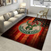 Milwaukee Bucks Rugs Milwaukee Bucks Carpet NBA Area Rug Living Room Rug Indoor Rug 4 milwaukee bucks rug living room carpet regtangle carpet floor decor home decor ver 511