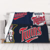 Minnesota Twins Blanket FLeece Blanket Throw Blanket 6 minnesota twins blanket fleece blanket throw blanket v18