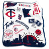 Minnesota Twins Blanket Sherpa Blanket Throw Blanket 6 minnesota twins blanket sherpa blanket throw blanket v40