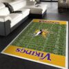 Minnesota Vikings Rug Minnesota Vikings Carpet NFL Rugs Kitchen Rug Indoor Rugs 4 minnesota vikings area rug living room rug floor rug regtangle carpet home decor ver 1320