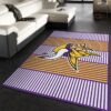 Minnesota Vikings Area Rug Minnesota Vikings Carpet NFL Carpet Bedroom Rug Indoor Rug 4 minnesota vikings area rug living room rug floor rug regtangle carpet home decor ver 1326