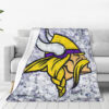 Minnesota Vikings Blanket FLeece Blanket Throw Blanket 5 minnesota vikings blanket fleece blanket throw blanket v42