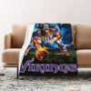 Minnesota Vikings Blanket Sherpa Blanket Throw Blanket 5 minnesota vikings blanket sherpa blanket throw blanket v26