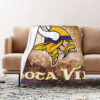 Minnesota Vikings Blanket Sherpa Blanket Throw Blanket 6 minnesota vikings blanket sherpa blanket throw blanket v28